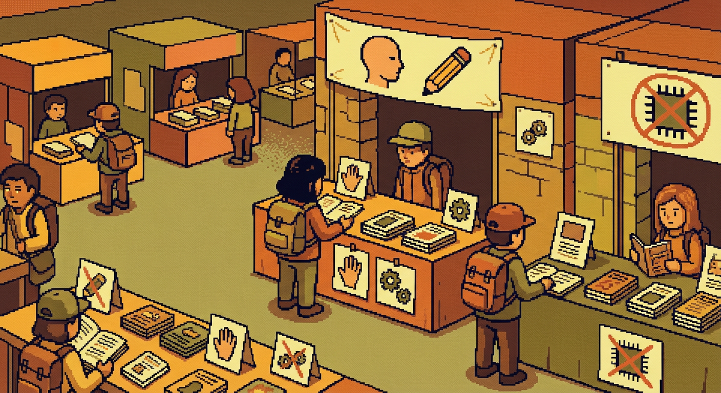 Illustration for Zines Are Back — But They're AI-Hostile and That's the Whole Point